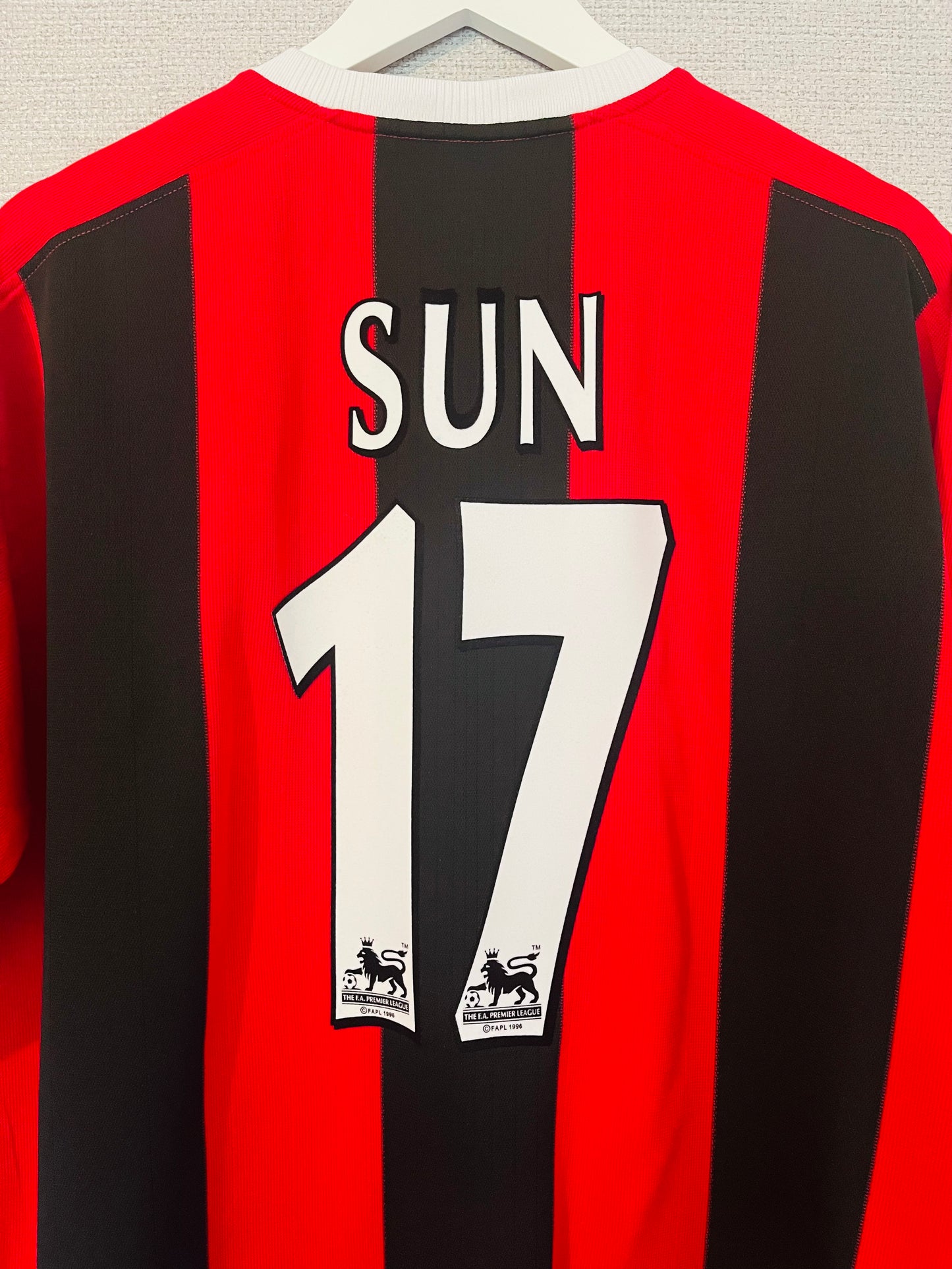 Manchester City away football shirt 2003/04 Sun XL