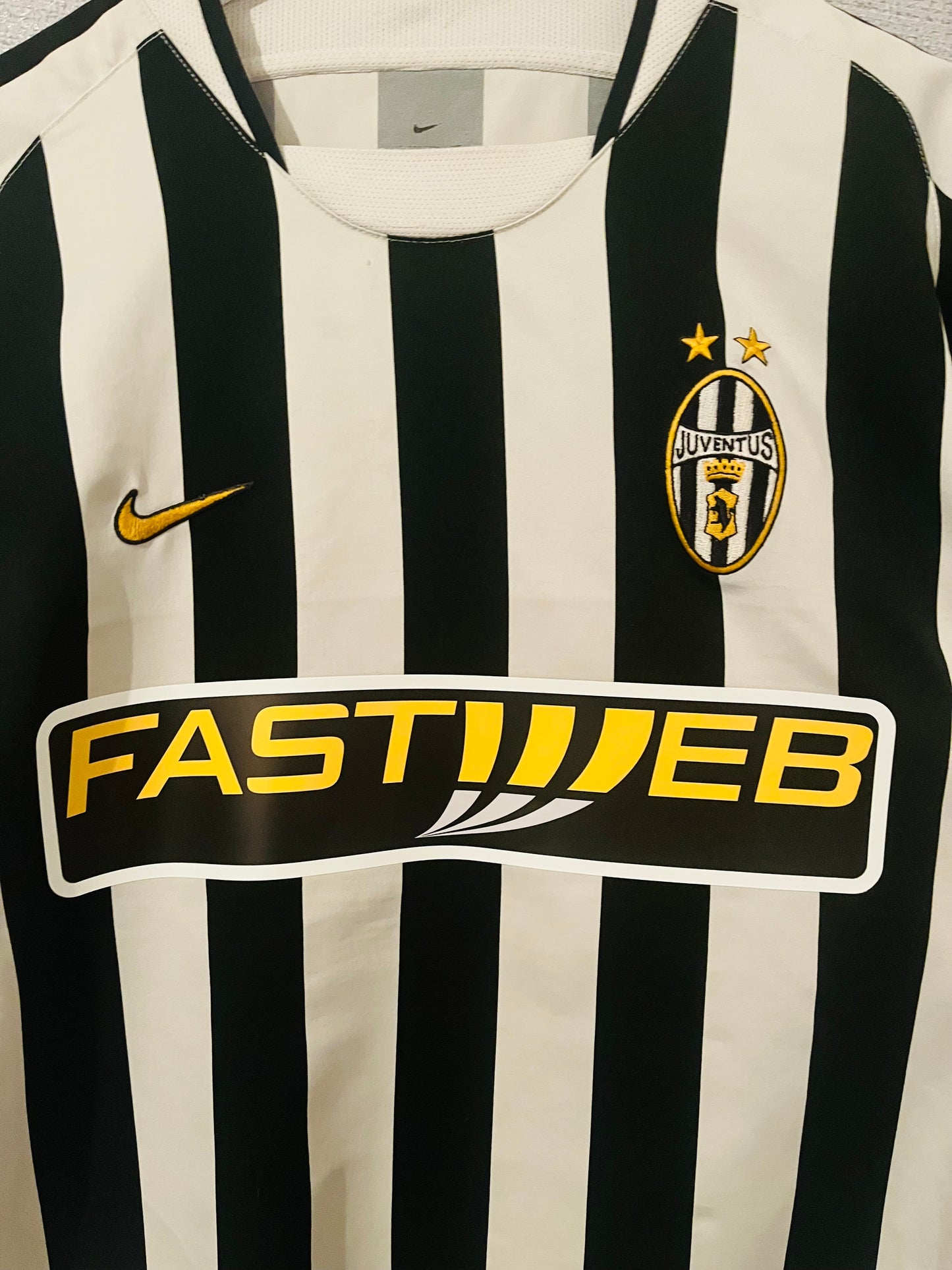 Juventus home football shirt 2003/04 Del Piero Medium