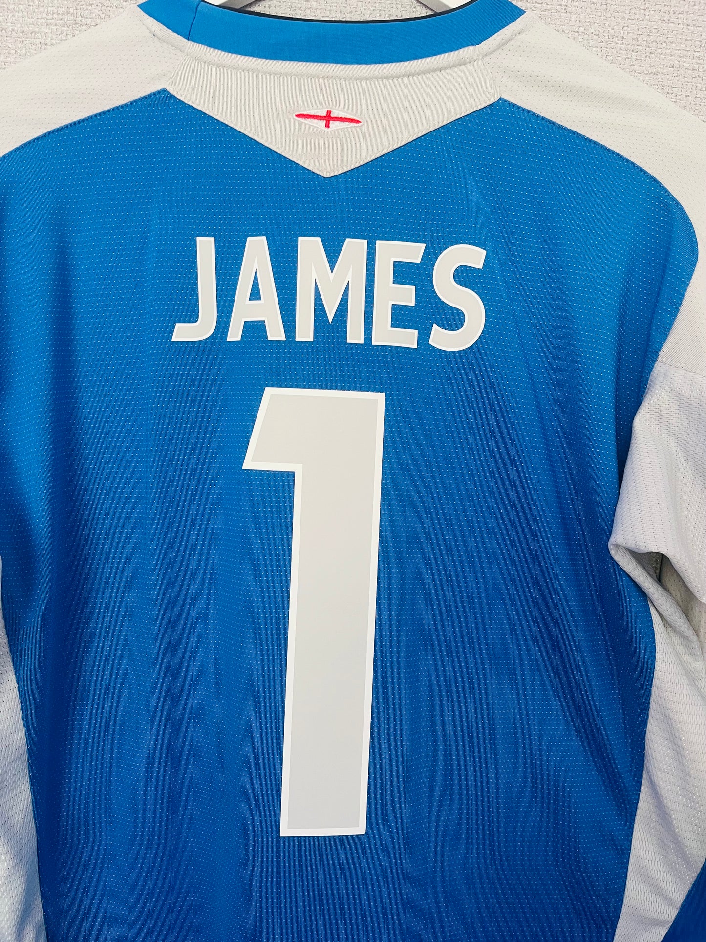 England goalkeeper football shirt Euro 2004 James Large