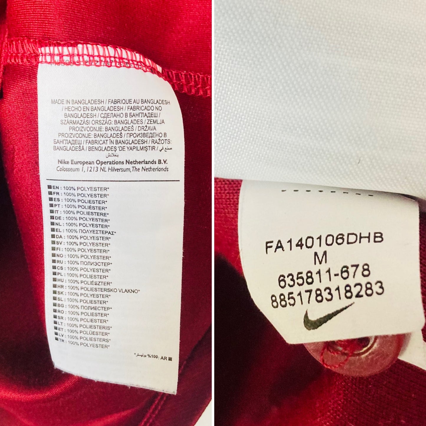 Roma home football shirt 2014/15 Totti Medium