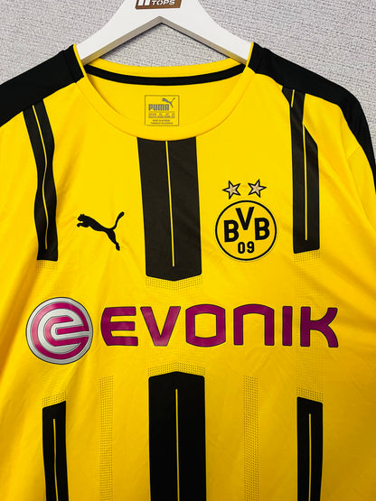 Borussia Dortmund home football shirt 2016/17 Sokratis XXL