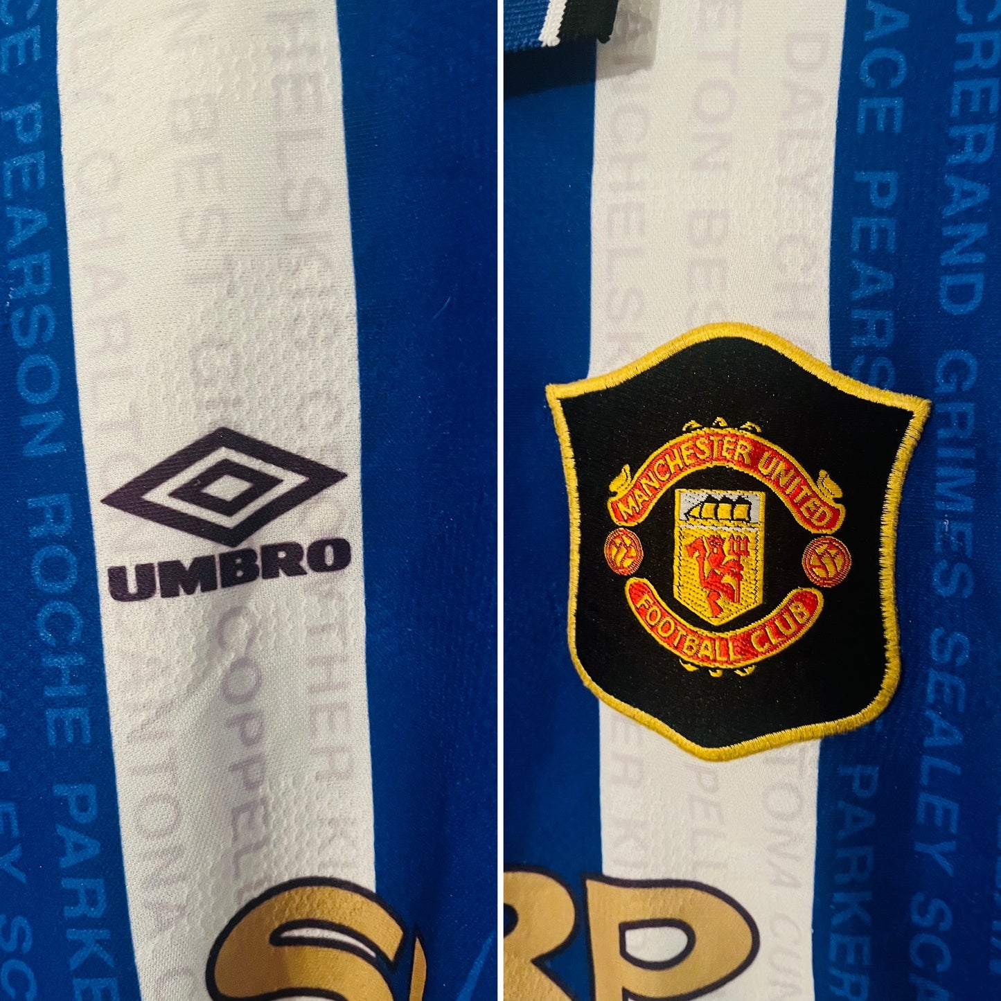 Manchester United third football shirt 1994/95 Cantona Large