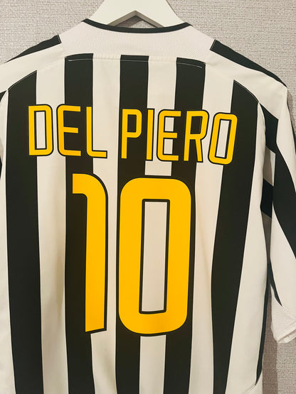 Juventus home football shirt 2003/04 Del Piero Large