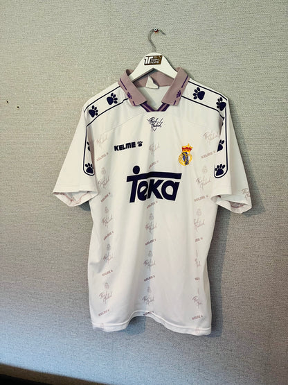 Real Madrid home football shirt 1994/96 Milla XL