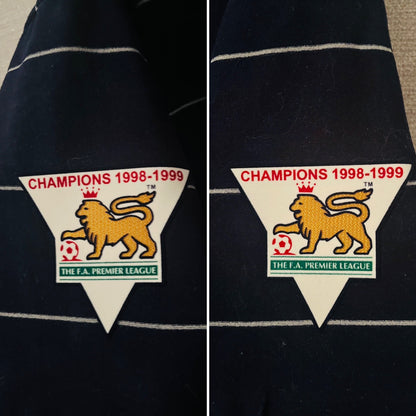 Manchester United away football shirt 1999/2000 Stam XXL