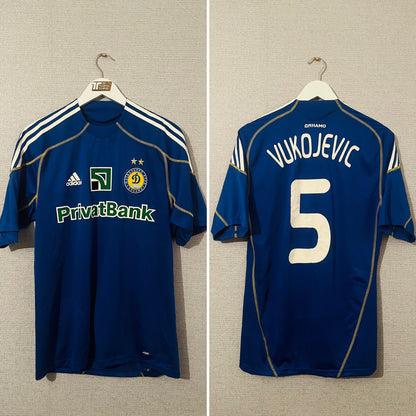 Dynamo Kiev home football shirt 2009/10 Vukojevic Medium
