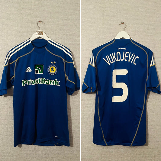 Dynamo Kiev home football shirt 2009/10 Vukojevic Medium