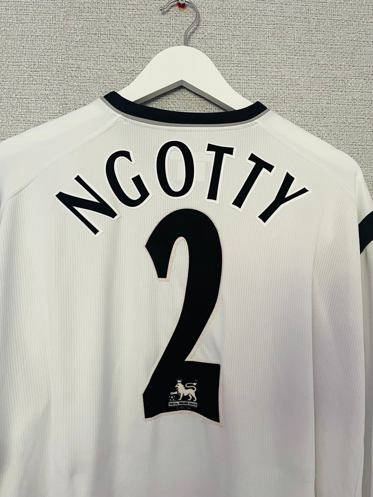 Bolton Wanderers home football shirt 2001/02 Ngotty XL