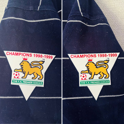 Manchester United away football shirt 1999/2000 Beckham Large