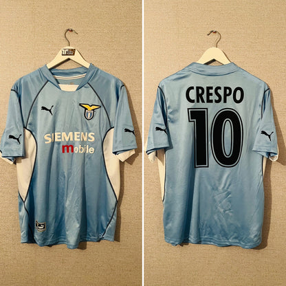Lazio home football shirt 2001/02 Crespo Large