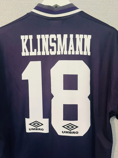 Tottenham Hotspur away football shirt 1994/95 Klinsmann Medium