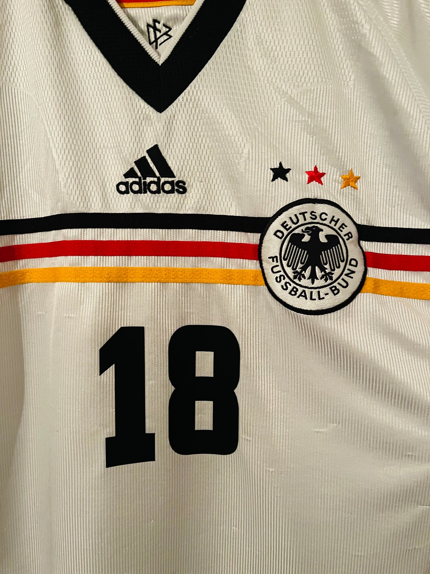Germany home football shirt 1998/2000 Klinsmann Large