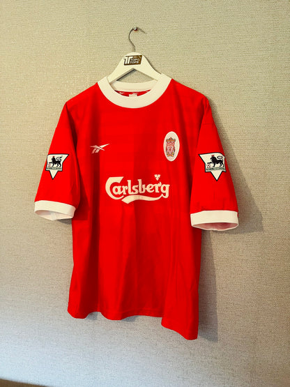 Liverpool home football shirt 1998/2000 Gerrard Large