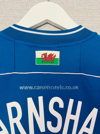Cardiff City home football shirt 2003/04 Earnshaw Medium