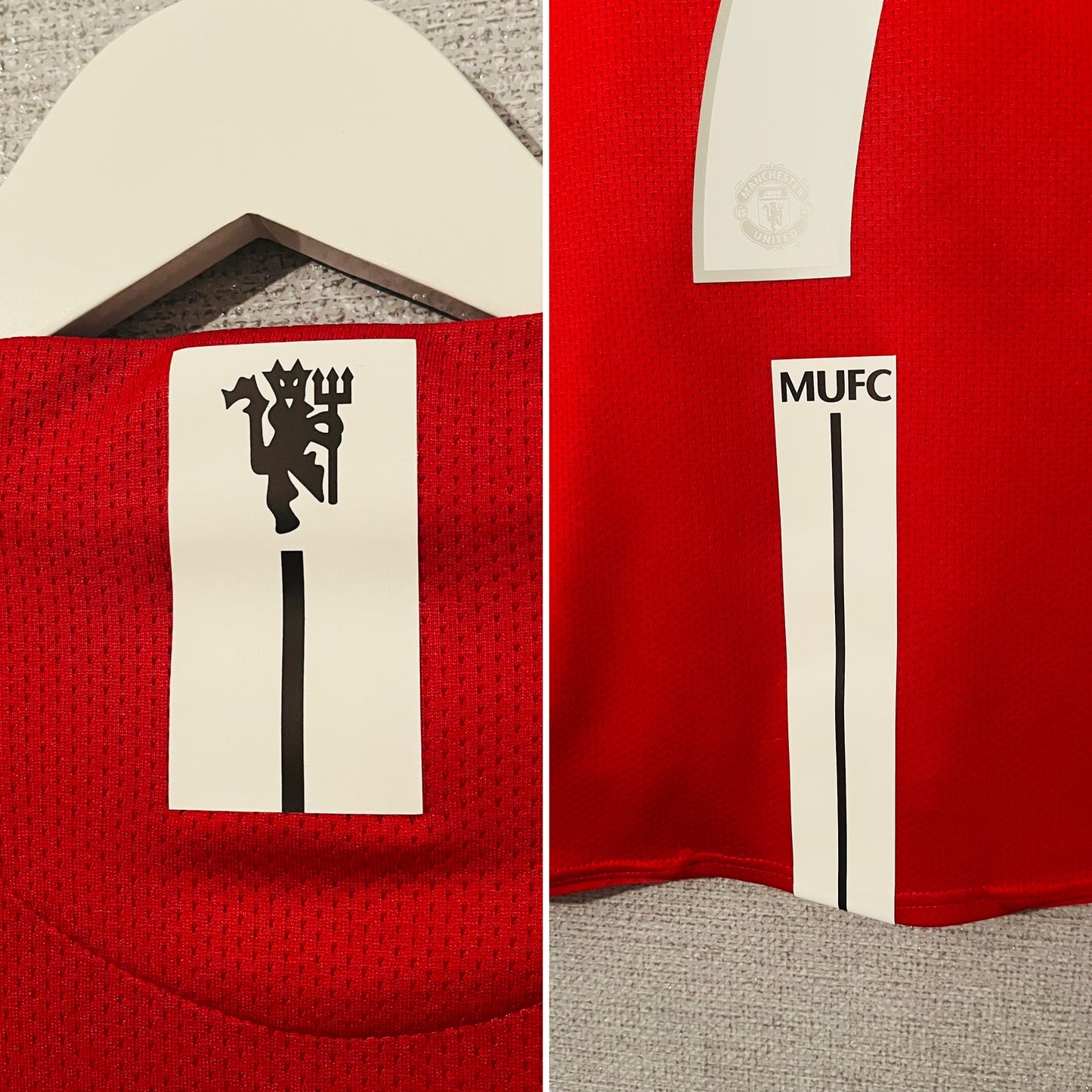 Manchester United home football shirt L/S 2008/09 CR7 Large