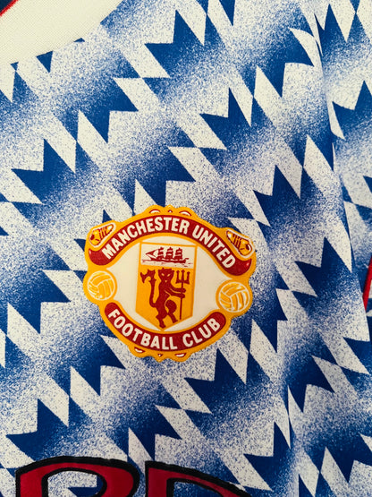 Manchester United away football shirt 1990/92 Large