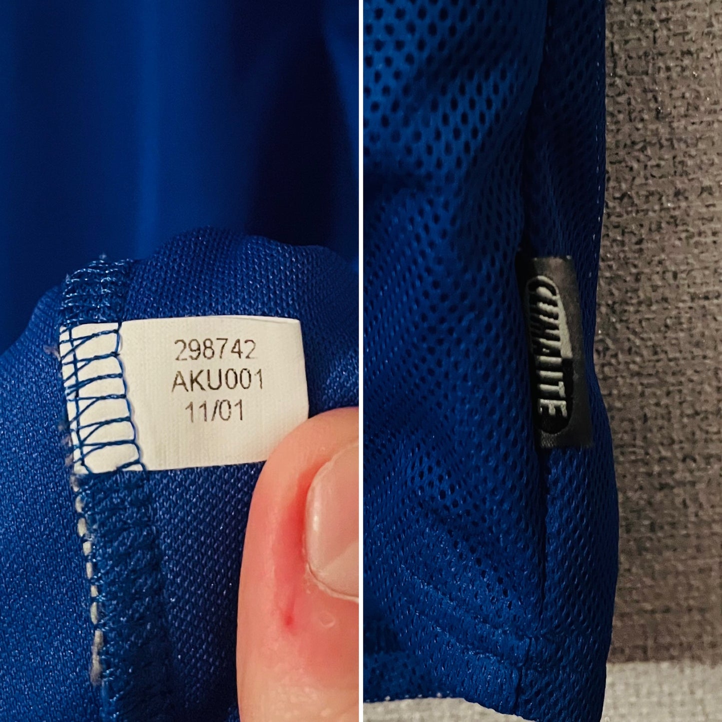 France home football shirt 2002/04 Vieira XL