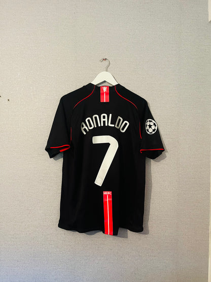Manchester United away football shirt 2007/08 CR7 Medium