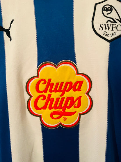 Sheffield Wednesday home football shirt 2000/01 Ekoku Large