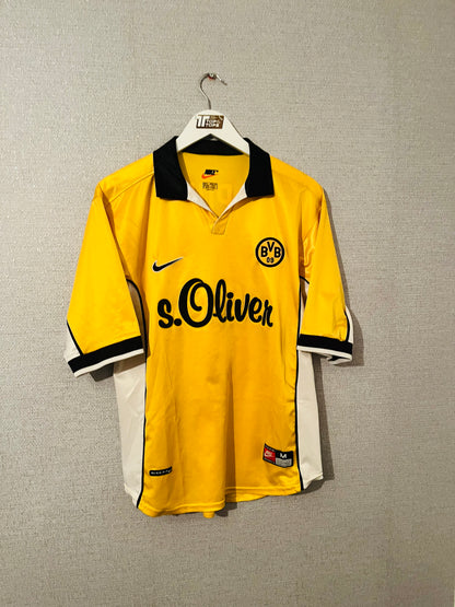 Borussia Dortmund home football shirt 1998/2000 Chapuisat Medium