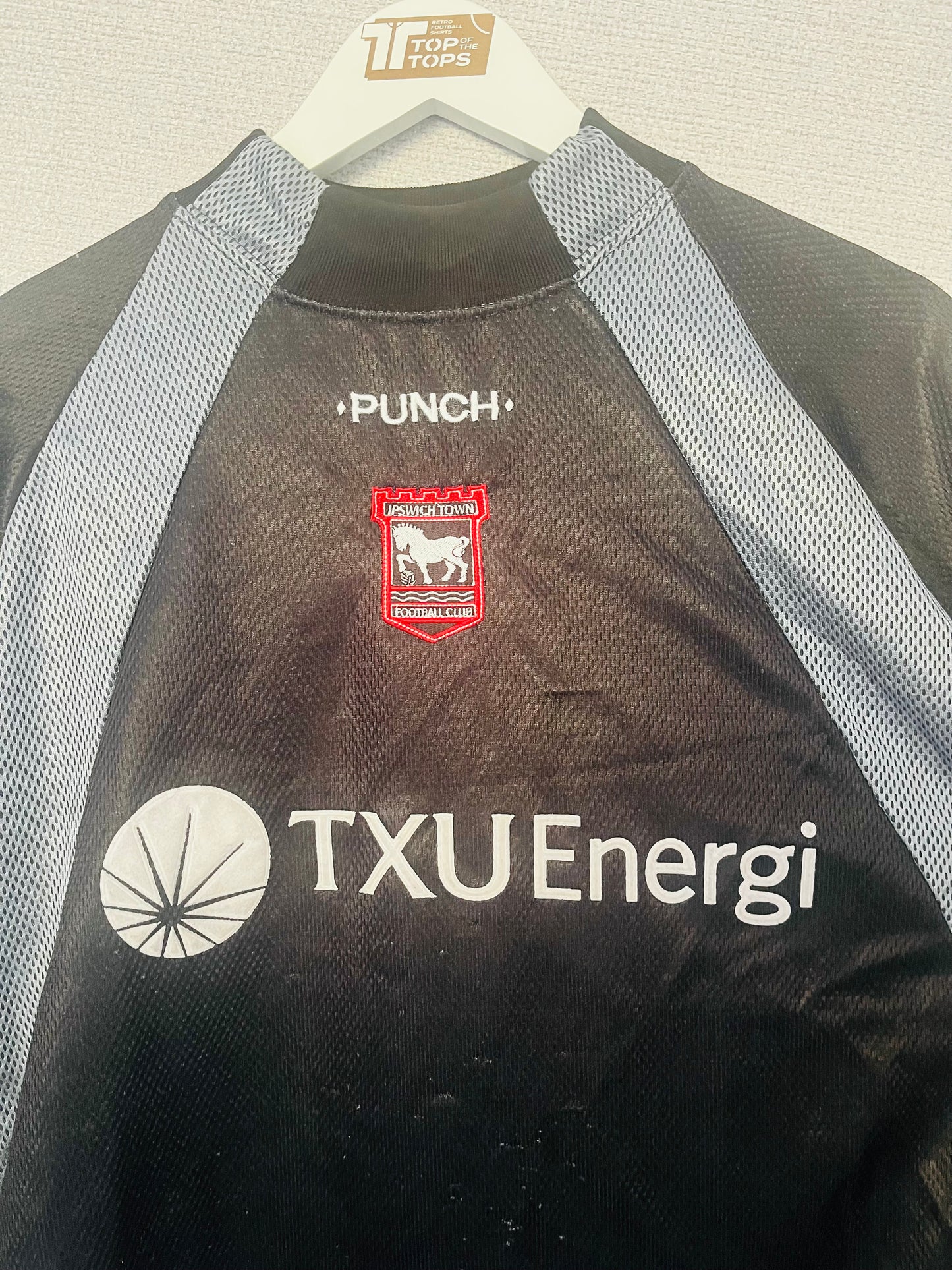 Ipswich Town goalkeeper football shirt 2001/03 Medium