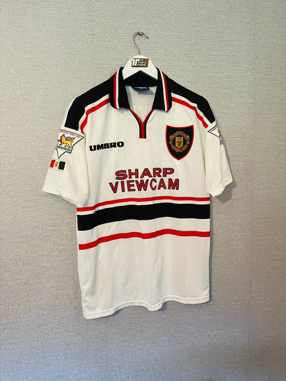 Manchester United away football shirt 1997/99 Beckham medium