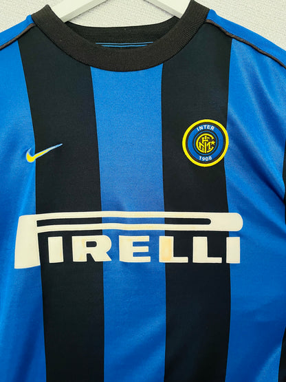 Inter Milan home football shirt 1999/2000 R9 Medium