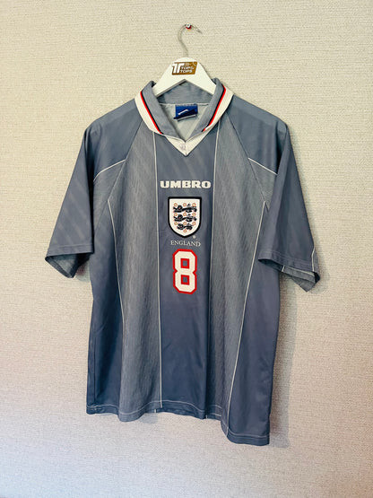 England away football shirt     Euro 1996 Gascoigne L/XL