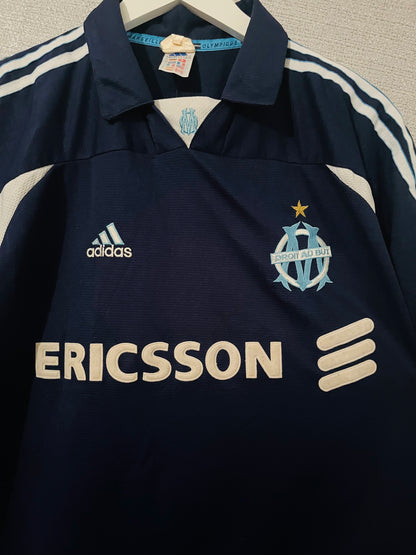 Marseille away football shirt 1999/2000 Ravanelli Large