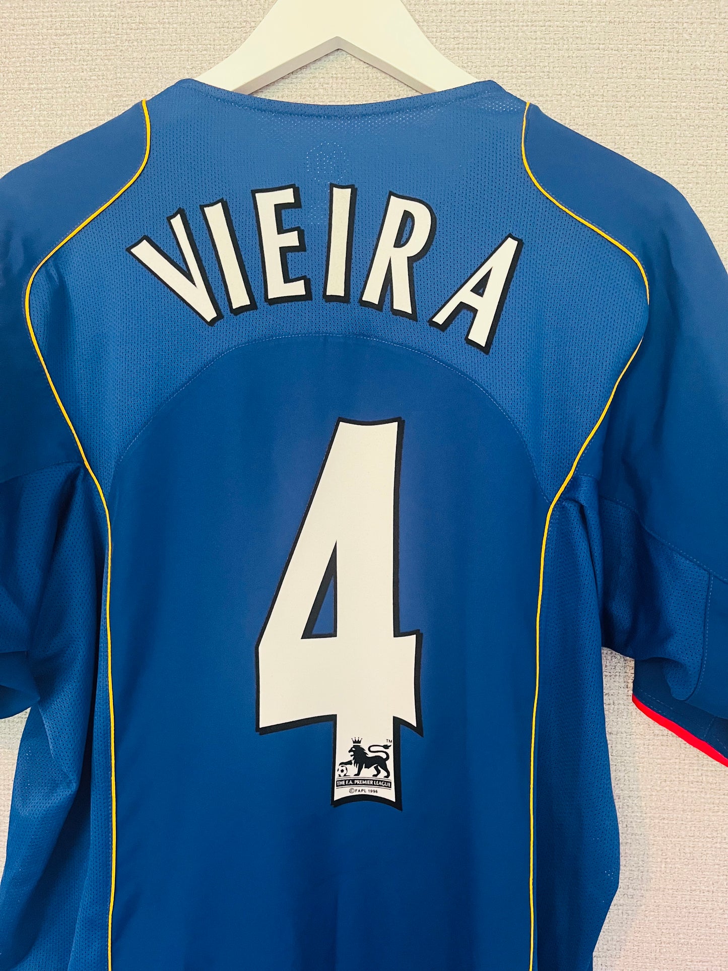 Arsenal away football shirt 2004/05 Vieira Large