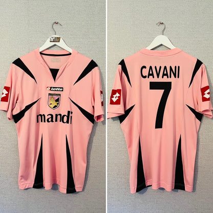 Palermo home football shirt 2006/07 Cavani Large