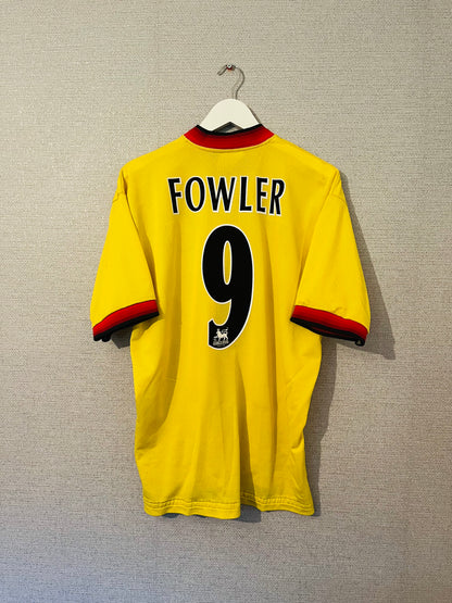 Liverpool away football shirt 1997/99 Fowler Large