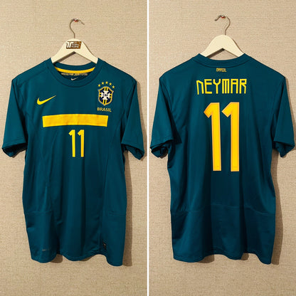 Brazil away football shirt 2011/12 Neymar Medium