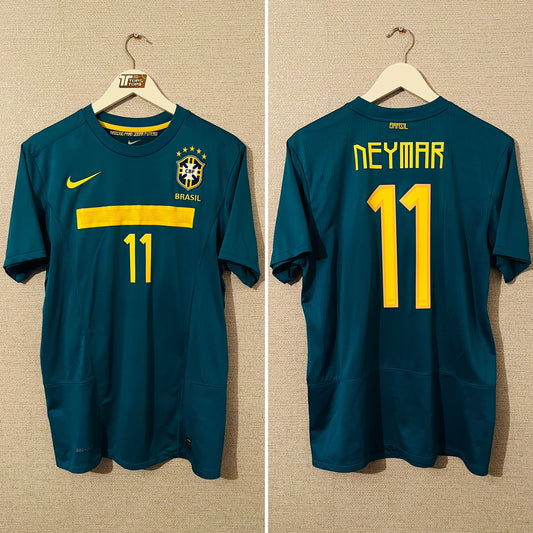 Brazil away football shirt 2011/12 Neymar Medium