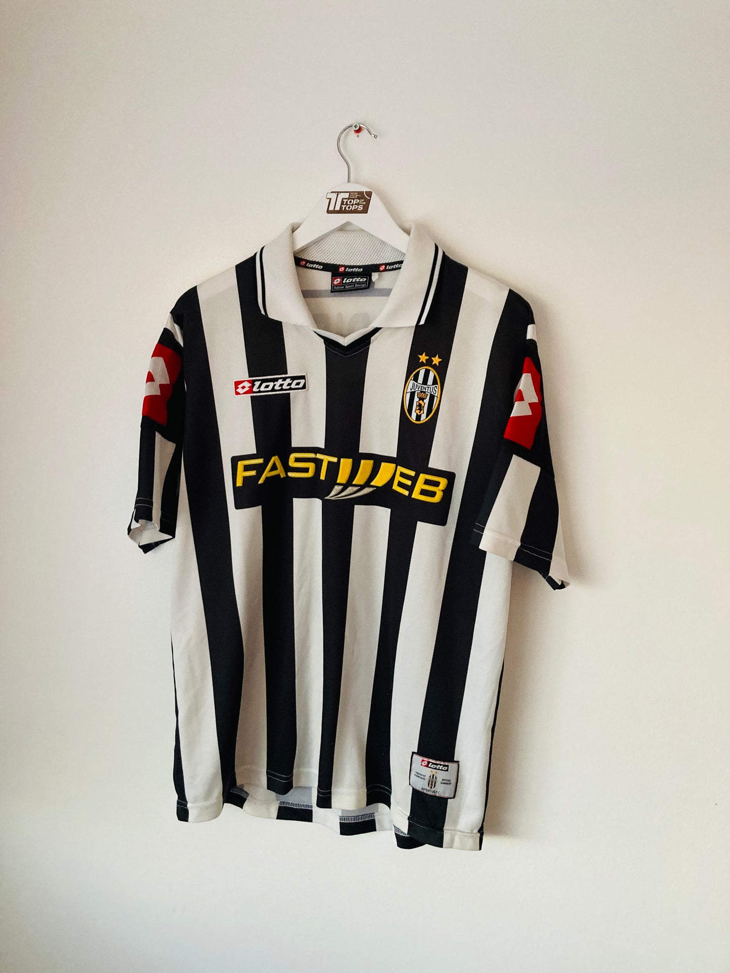 Juventus home football shirt 2001/02 Del Piero Large