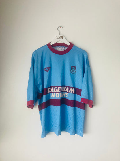 West Ham United away football shirt 1993/95 Large