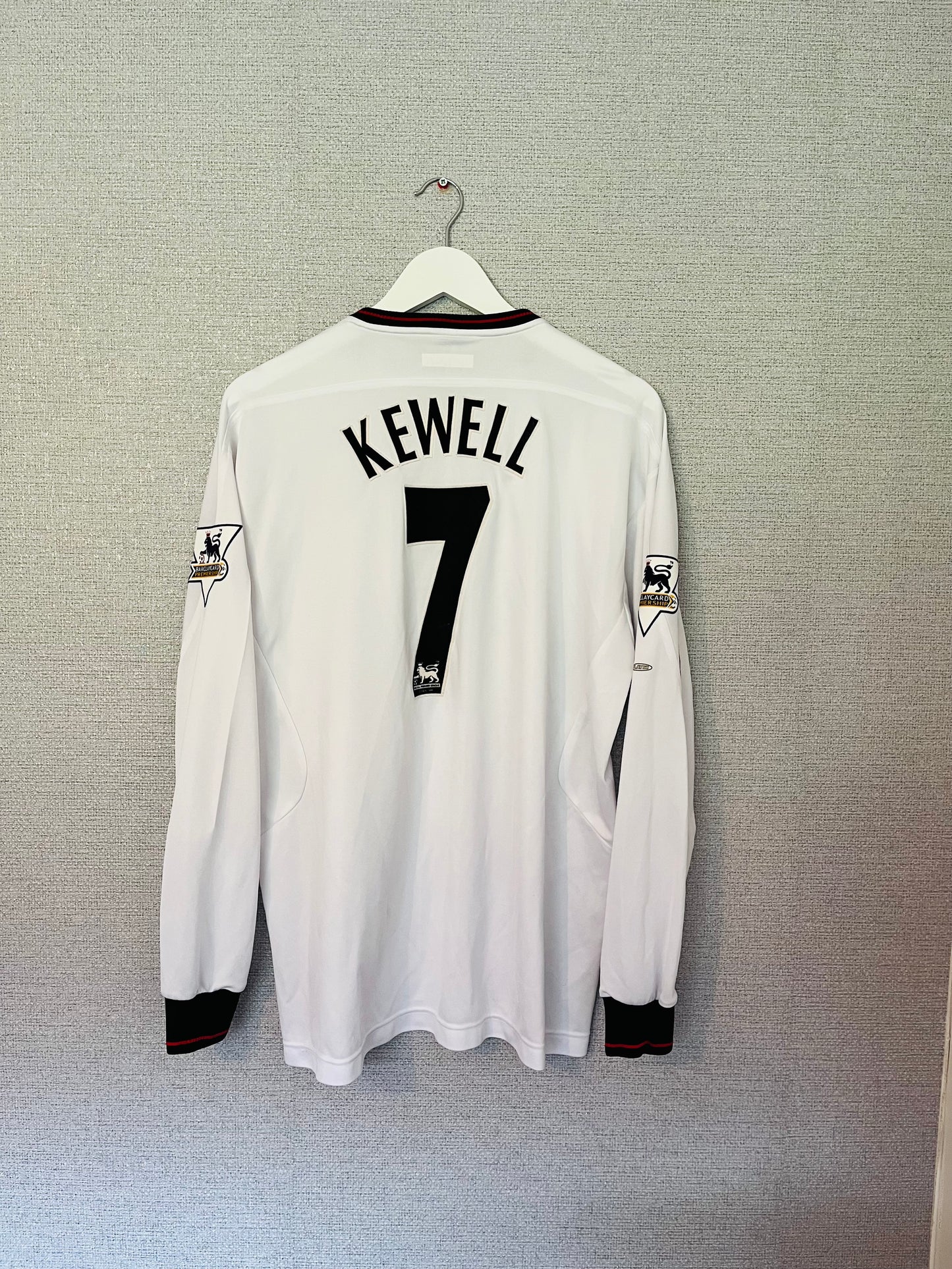 Liverpool away football shirt 2003/04 Kewell Large