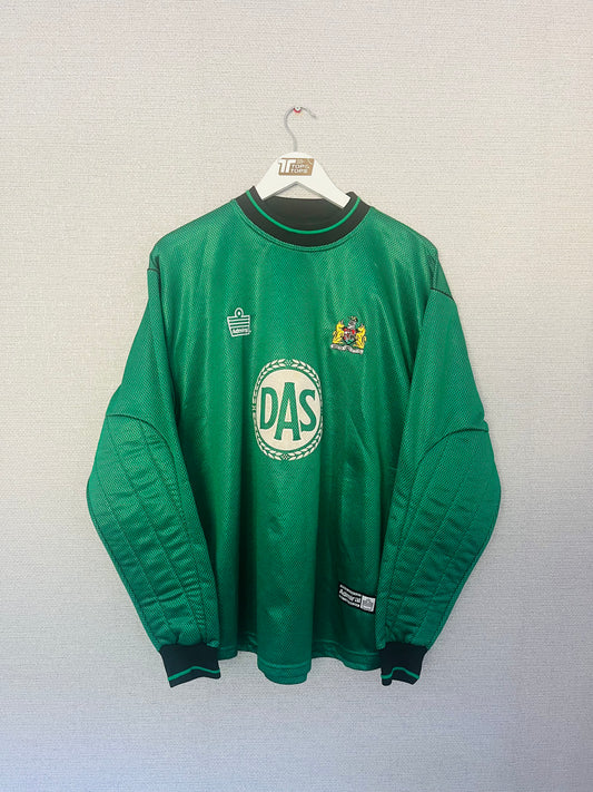 Bristol City goalkeeper football shirt 2001/02 Medium L/S