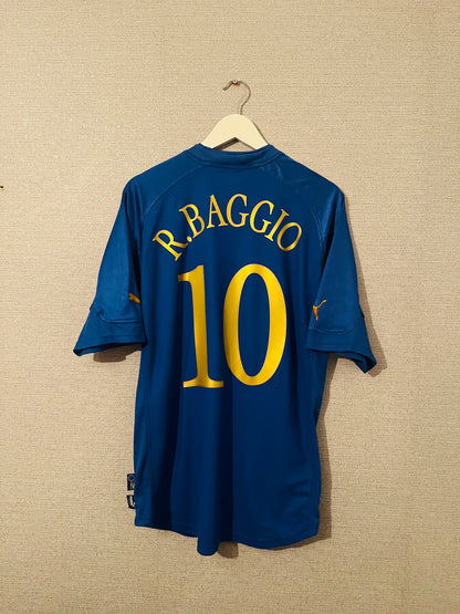 Italy home football shirt 2004/05 Baggio XL