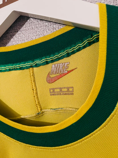 Brazil home football shirt W/C 1998 R9 Medium