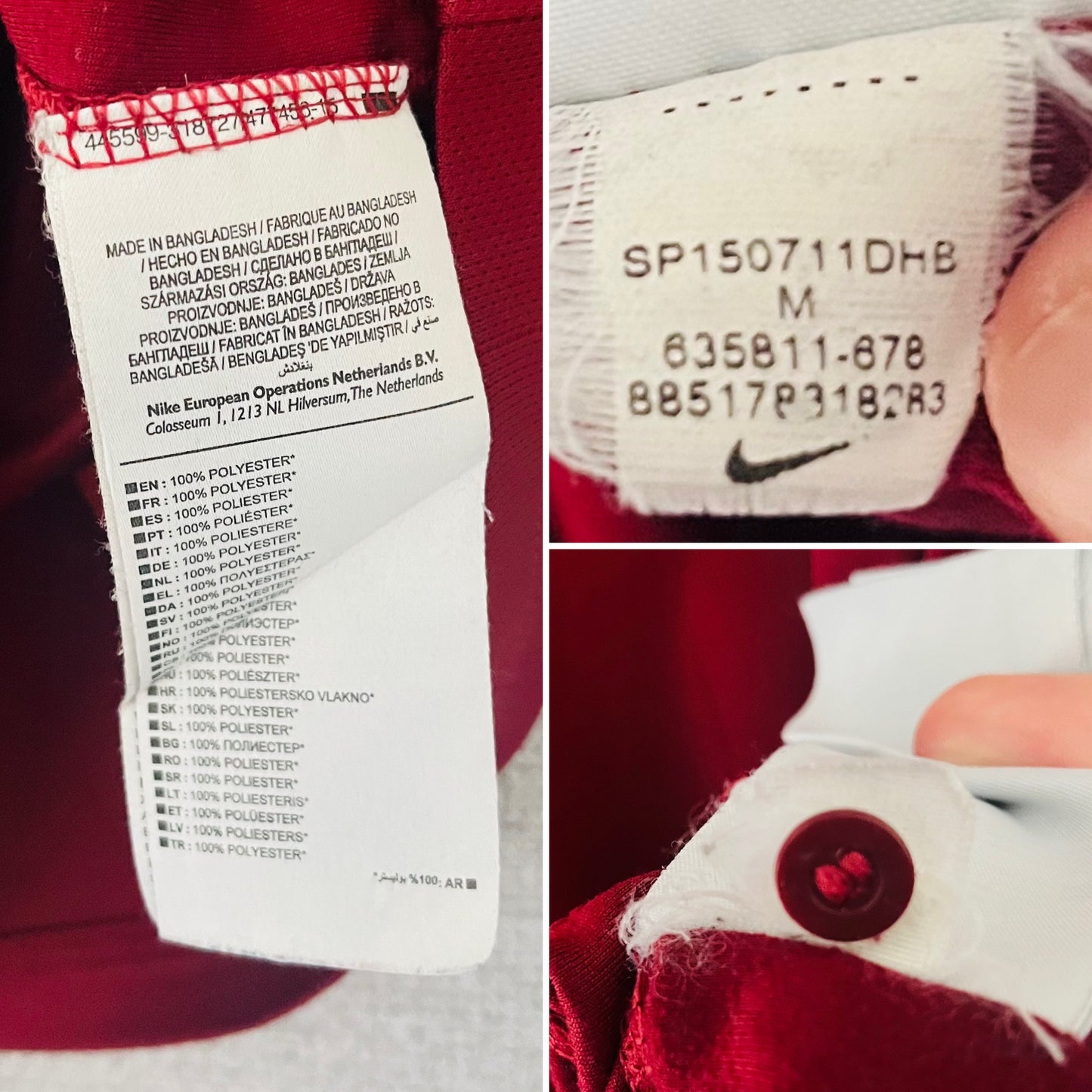 Roma home football shirt 2014/15 Totti Medium