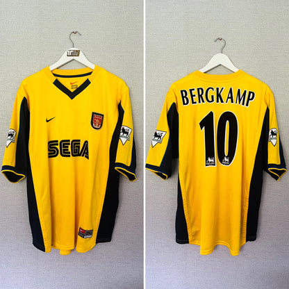 Arsenal away football shirt 1999/2001 Bergkamp XXL