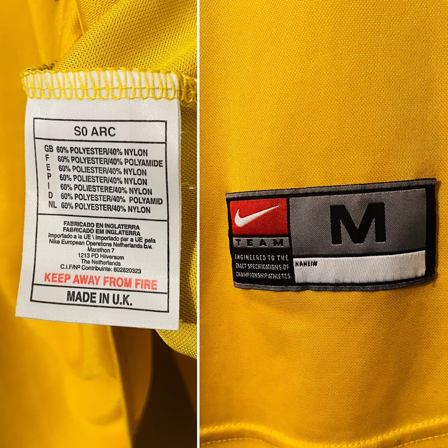 Inter Milan third football shirt 1999/2000 R9 Medium