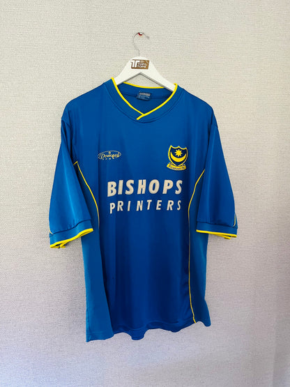 Portsmouth home football shirt 2000/02 XL