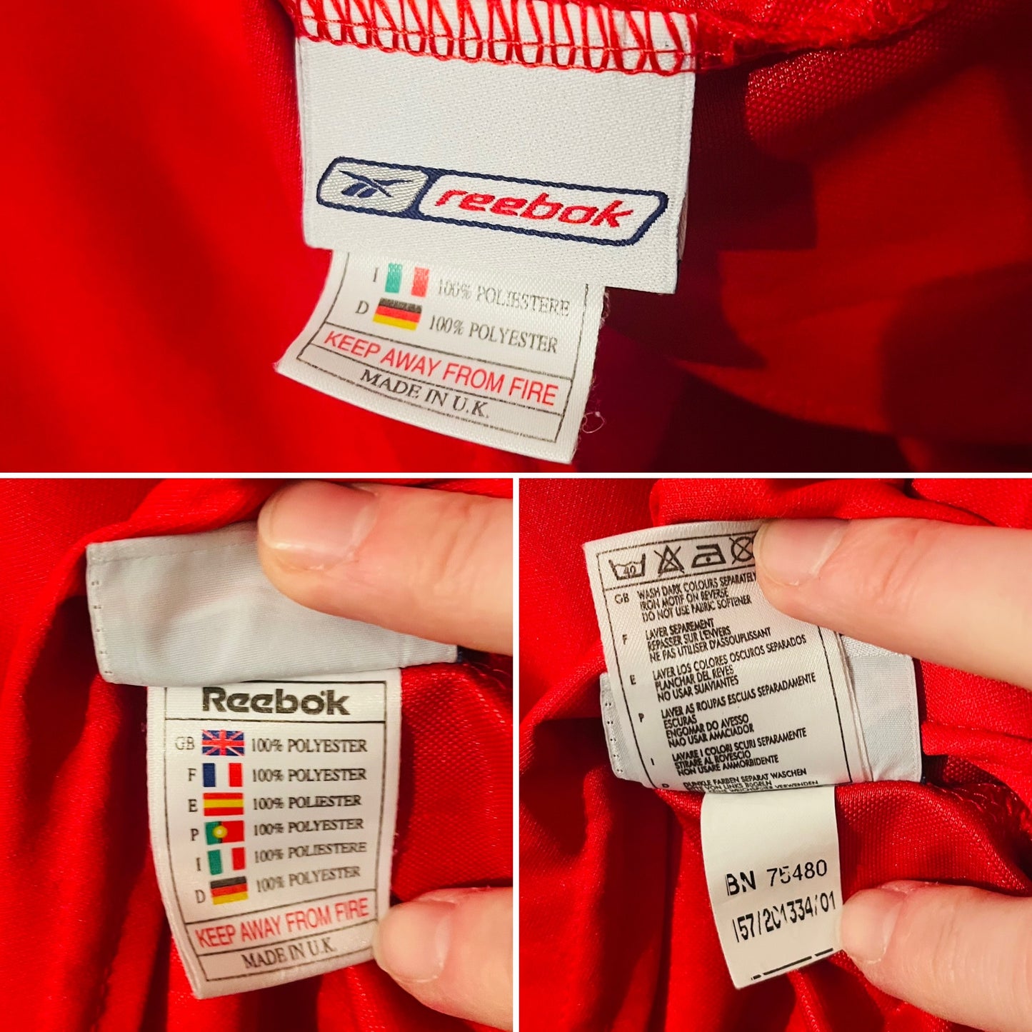 Liverpool home football shirt 2000/02 Fowler Medium