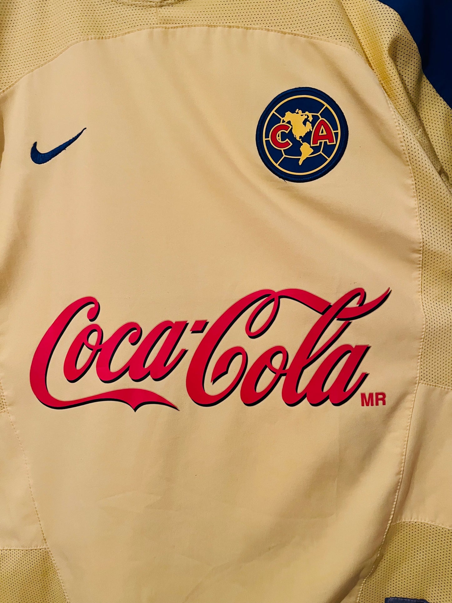 Club America home football shirt 2003/04 Blanco Medium