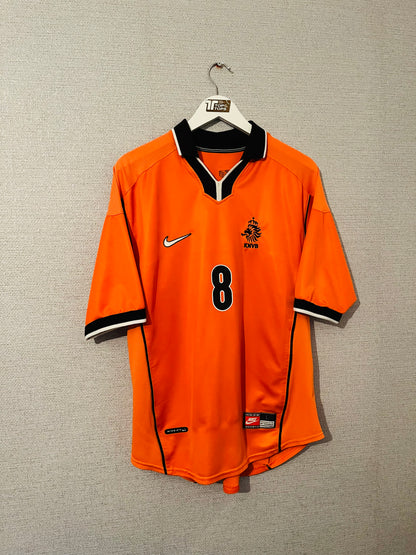 Holland Netherlands home football shirt W/C 1998 Bergkamp Large
