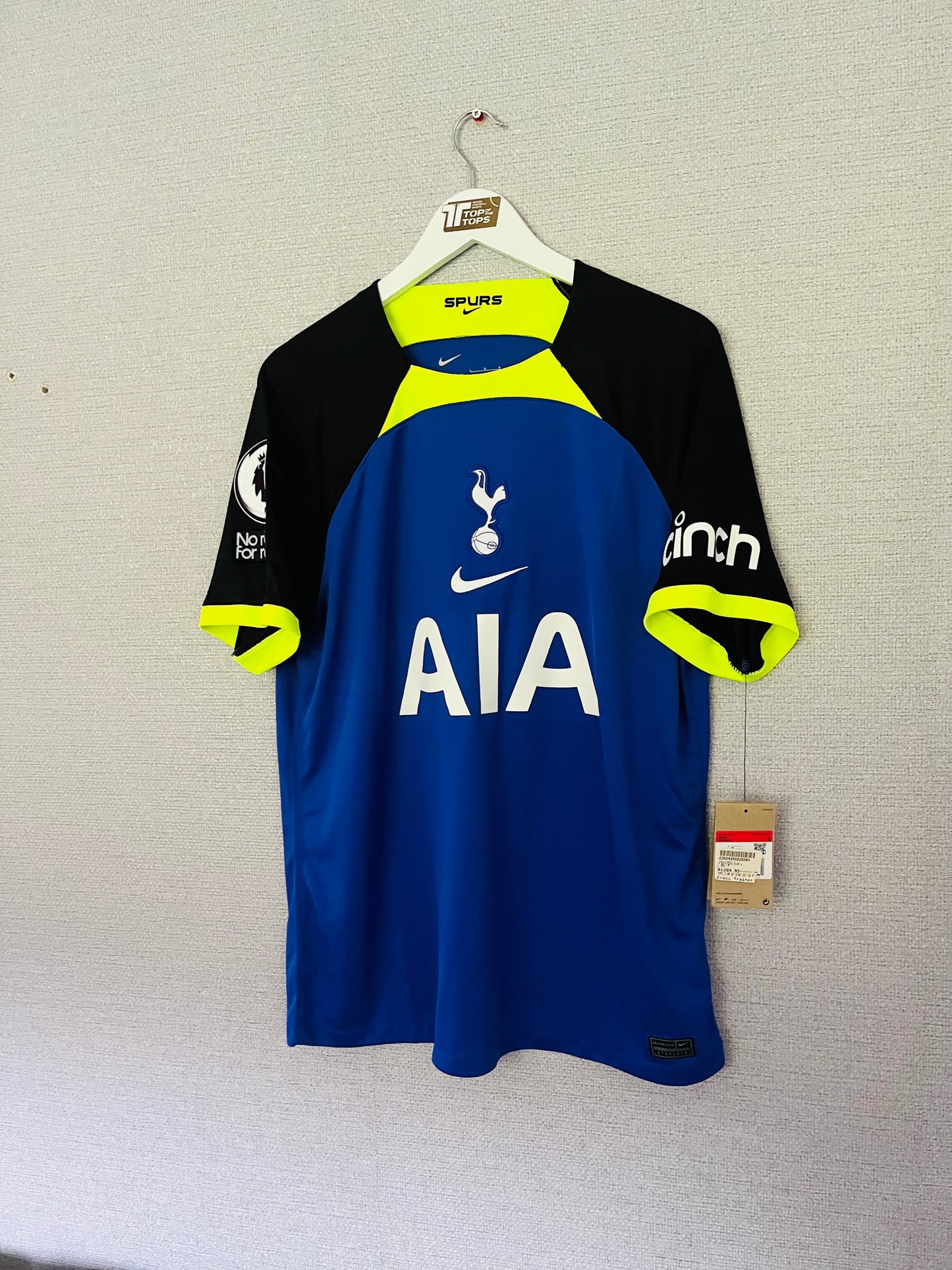 Tottenham Hotspur Spurs away football shirt 2022/23 Romero Large BNWTs