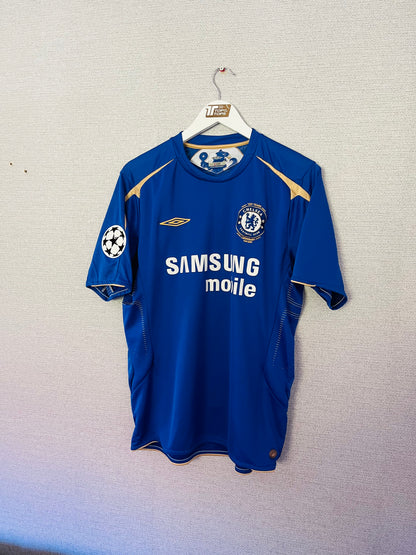 Chelsea home football shirt 2005/06 Drogba Medium