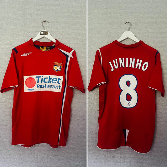 Olympique Lyonnaise Lyon away football shirt 2006/07 Juninho Medium